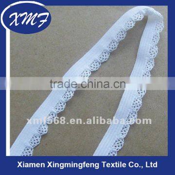 White Lingerie Elastic Lace Trim for Underwear/Bra