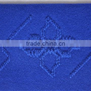 Nonwoven needle punched carpet velour jacquard carpet