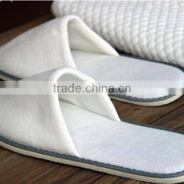 Wholesales Hotel Velour White Slippers High Quality photo-6