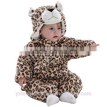 Animal design cute ladybug shaped plush baby winter romper