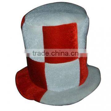 Country Flag Ox Horn Winter Hat Tall Top Cap and Hat