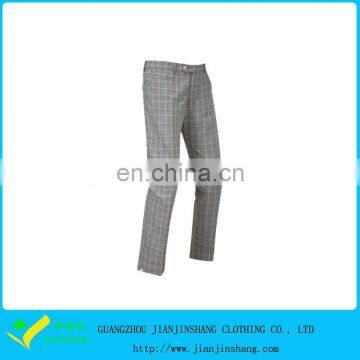 Wholeseller 100% Polyester Plaids Types Of Mens Trousers Cheap Price