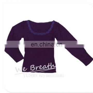 Bamboo Seamless Lace Neck Designed Undergarment Suit photo-5