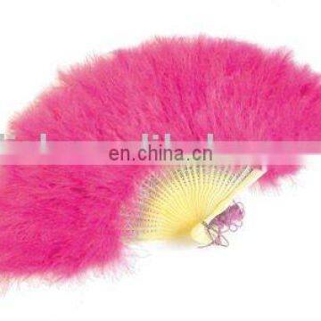 promotion gift Party pink feather fan MW-0080