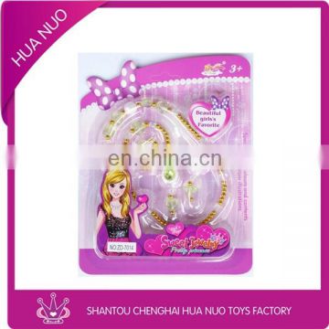 Girls toy plastic jewelry set Hot sell toy jewelry