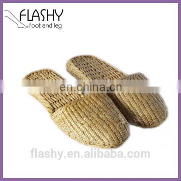 Wholesale Hand Woven Slippers Rush Slipper Spa Plain Raffie Slippers 2017