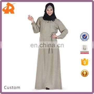OEM Women Grey Long Dubai Abaya Fabric,abaya Kaftan Dubai,abaya Kaftan Dubai