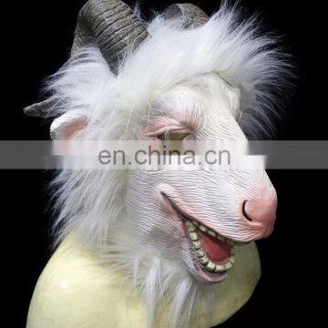 2017 Theater Props Latex Animal Mountain Goat Ram Mask