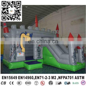 Amusement inflatable bounce house inflatable castle&slide for kids