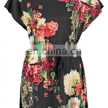 Big Flower Wholesale Tunic For Elegant Ladies Summer Wear photo-3