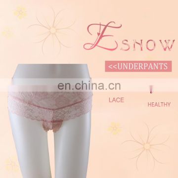 ES05 China Supplier Hot Sales Lady Pink Sexy Tight Lace Lingeries Women Underwear Underpants