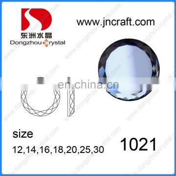 Best quality of crystal glass stone for garment beads,loose beads