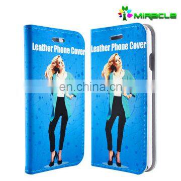 Fashion 3d sublimation mobile leather phone case wholesale