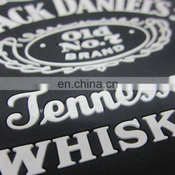 Personalized Square Soft Pvc Beer Drink Pad and Cup Stacking Mat photo-5