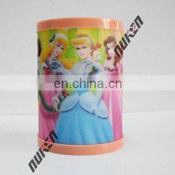 2018 New Style Stationary 3d PET/PP Plastic Pen Holder for Promotion