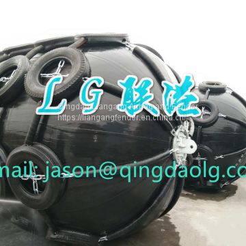 Pneumatic rubber fender marine ship fender with ISO17357