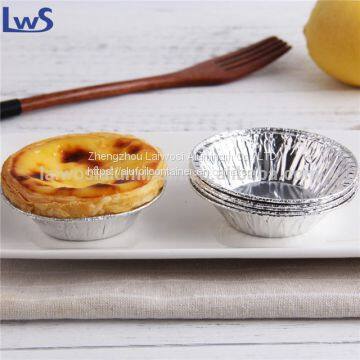 Disposable Egg Tarts Mold Round Aluminum Foil Pie Mould for Steamed Cupcake Rice Cakes Tartlets Small Baking Tools photo-3
