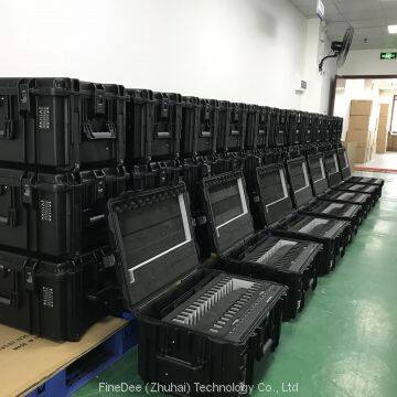 Type C Laptop Charging Cart / Chromebook Charging Trolley for School /Charging Cabinet for USB C Laptop photo-5