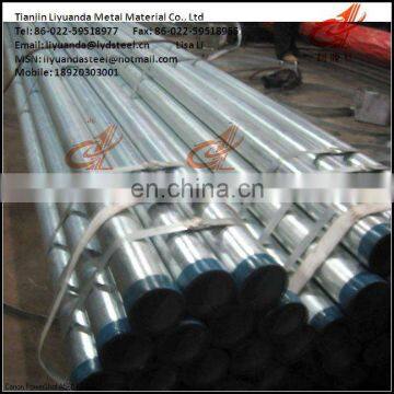 CS galvanized steel pipe thread with cap