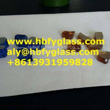 crushed  fire glass