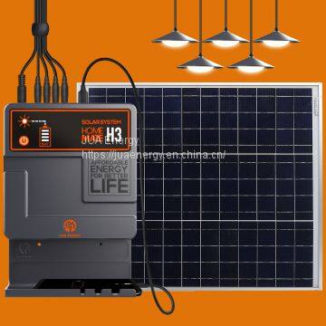 JUA Energy Portable Solar Home Kits with 110Wh LiFePO4 Battery