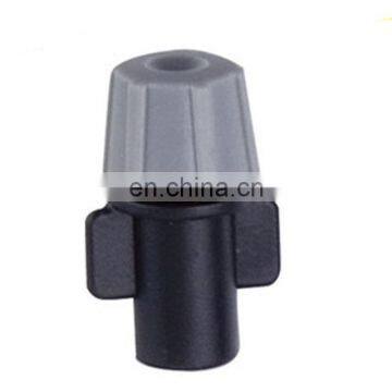 Single outlet small atomizing garden hose nozzle