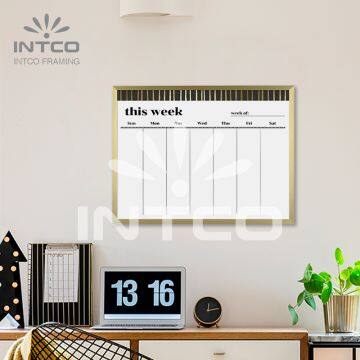 Custom Framed Dry Erase Calendar - Dry Erase Weekly Calendar Framed - Picture Frame Dry Erase Calendar