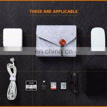 Felt Storage Pouch Bag Case for Accessory (Mouse, Cellphone, Power Bank and More) photo-5