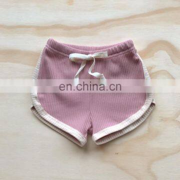 Wholesale Factory Direct Onesie New Summer Baby Boys Girls Ribbed Shorts photo-6