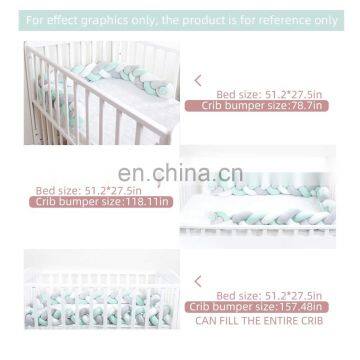 Soft Knot Pillow Decorative Baby Bedding Sheets Braided Crib Bumper Knot Pillow Cushion photo-5