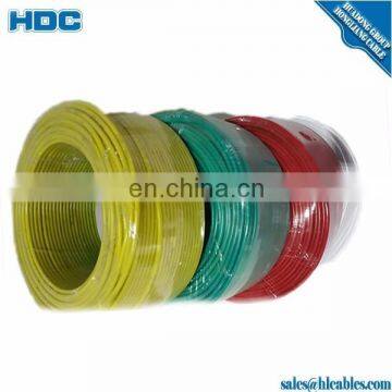 Factory Best Selling Yellow Green H07V-K Cable 6mm2 PVC Insulation Flexible Conductor Without Sheath Equipment Wire photo-6