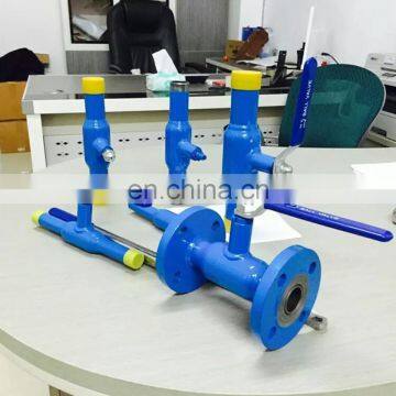 Butt Welded Connection Floating Type Carbon Steel Ball Valve WIth Extension tube