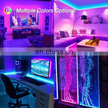 Multicolored Remote Control Stage 5 Meter Color Changing RGB SMD Room CCT 5050 LED Strip Light photo-4