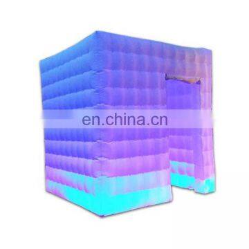 Moveable  LED Square Photo Booth Tent Inflatable Photo Booth Inflatable Photo Booth With LED  Light For Sale