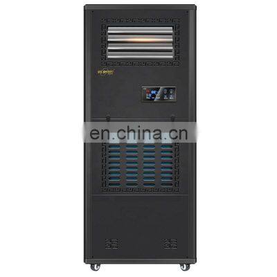 electric humidifier and dehumidifier with wet membrane