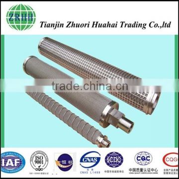 for Steam turbine and boiler lubrication system Sintered designed melt stainless steel folded filter