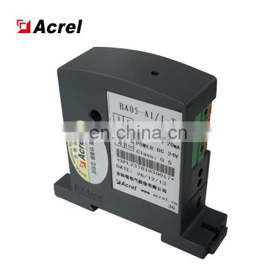 Acrel AC current sensor input:AC 0-10A output:DC 4-20mA/0-20mA diameter:5mm CT class 0.5 0.2 current transducer BA05-AI/I