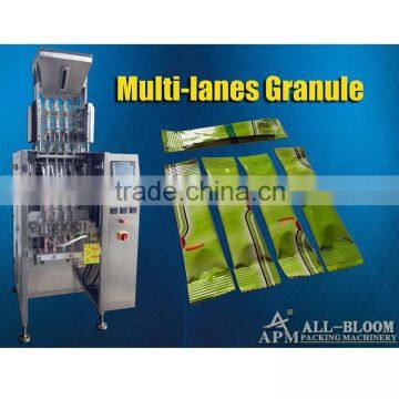 Multi-lane coffee sachet packing machine