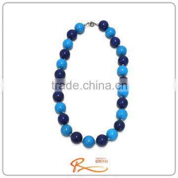 Buy Wholesale Direct From China for Anniversary Sapphire Blue Bead Charm Necklace photo-2