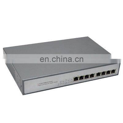 High quality 10/100m 8 port poe switch