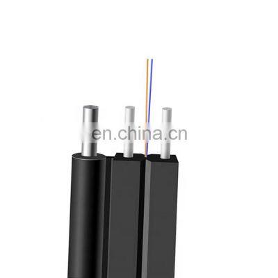 Single Mode Overhead G652D G657A LSZH 1 Core Flat Drop Fiber Optic Cable photo-4