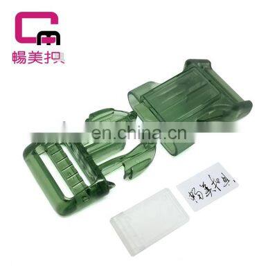 safe pet using buckle anti-lost ,name buckle semi-transparent manufacture