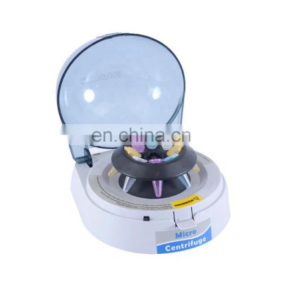 Cheap Mini Laboratory Micro Centrifuge Machine Palm Centrifuge Price For 2ml, 1.5ml, 0.5ml and 0.2ml Tubes