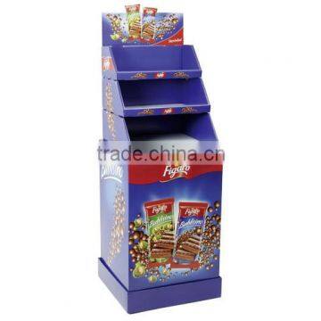 Eye Catching Advertising Cardboard Jewelry Display Stand With Hook photo-4