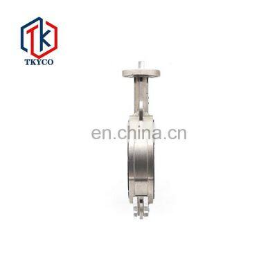 Tyco China Manufacturer Wafer Type Stainless Steel SS Pneumatic Solenoid Butterfly Valve photo-4