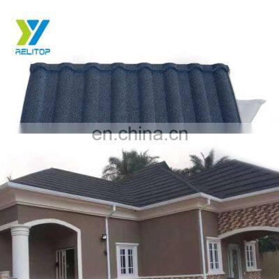 Low price Milano metal corrugated stone coated Roof Tile color steel roofing sheet