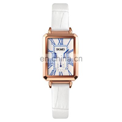 Custom Logo Brand Skmei 1764 Waterproof Leather Strap Ladies Wristwatch Quartz Watch Women