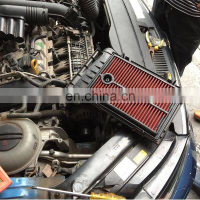 AUSO Air Filter Fits for Volkswagen Polo GOLF PASSAT SKODA SEAT Audi High Power Washable Reusable photo-3