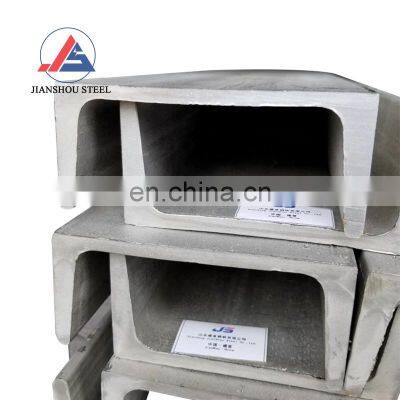 factory supply astm stainless steel channel bar 201 202 steel c channel price