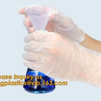 Nitrile, Latex Free, Powder Free, Exam Gloves, Blue,Medical Clear Synthetic Vinyl Gloves,Medical Vinyl Examination Glove photo-4